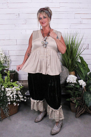 Soft Spoken Top, Oatmeal | Jaded Gypsy