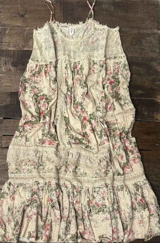 Jaded Gypsy Heirloom Garden Cotton Lace Maxi Dress