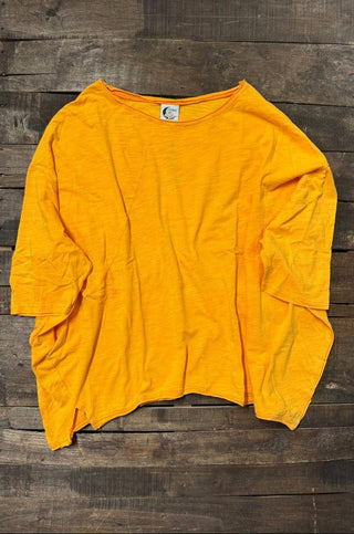 Jaded Gypsy | Be Free Artisan Cotton Tunic Top – Vintage Tangerine