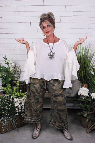 Blooming Grace Top, Parchment | Jaded Gypsy