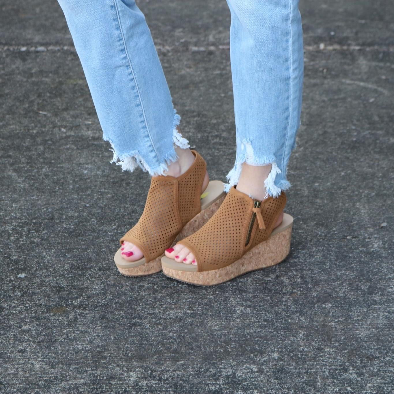 Ava Wedge Sandals