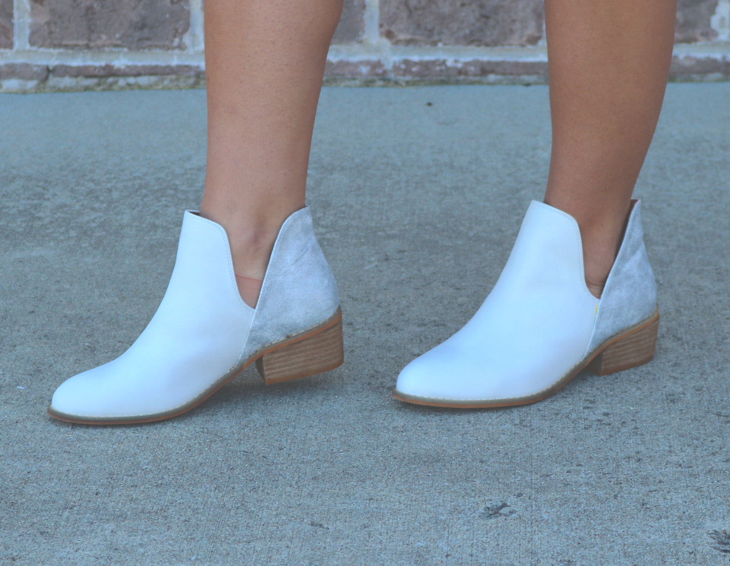 Wayland Star Booties by Corky in White and Silver