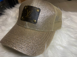 Keep It Gypsy Glitter Ponytail Baseball Cap