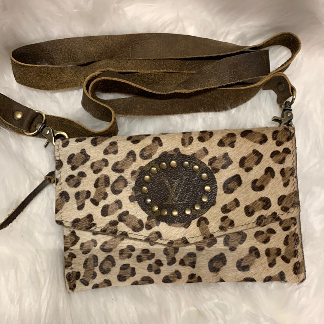 Keep It Gypsy Upcycled LV Leopard Backpack - Eclections Boutique