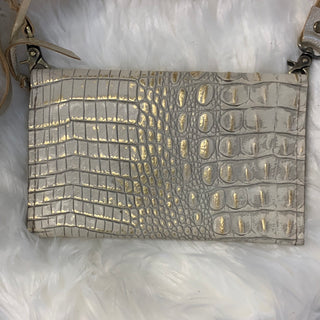 Keep It Gypsy Jordan Gold Distressed Crocodile Crossbody - White Lily Boutique