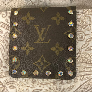 Keep It Gypsy Distressed Embossed Leather Large Wallet Clutch - White Lily Boutique