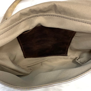 Maxine Gold Distressed Crocodile and Leather Foldover Flap Crossbody - White Lily Boutique